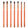 Vegan Makeup Brushes Eye Set- Glamour. Sustainable Wood & Bronze Makeup Brushes Hurtig Lane