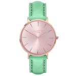 Mykonos Vegan Leather Watch All Rose & Lilac Watch Hurtig Lane Vegan Watches