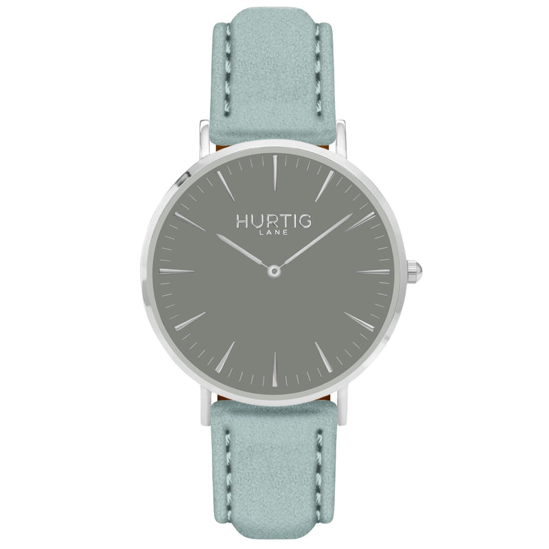 Hymnal Vegan Watch Tweed Silver, Grey & Camel Brown - Hurtig Lane - sustainable- vegan-ethical- cruelty free