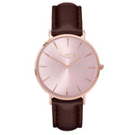 Mykonos Vegan Leather Watch All Rose & Lilac Watch Hurtig Lane Vegan Watches