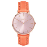 Mykonos Vegan Leather All Rose & Mint Watch Hurtig Lane Vegan Watches