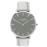 Mykonos Vegan Leather Silver/Grey/Grey Watch Hurtig Lane Vegan Watches