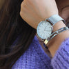 Lorelai Stainless Steel Silver/White/Silver Watch Hurtig Lane Vegan Watches