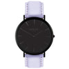 Mykonos Vegan Leather All Black/Black - hurtig-lane-vegan-watches