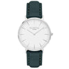 Hymnal Vegan Suede Watch Silver, White & Berry Watch Hurtig Lane Vegan Watches