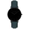 Hymnal Vegan Suede Watch All Black & Camel - Hurtig Lane - sustainable- vegan-ethical- cruelty free