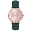 Hymnal Vegan Suede Watch All Rose Gold & Berry - Hurtig Lane - sustainable- vegan-ethical- cruelty free