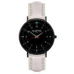 Moderno Vegan Leather Watch All Black & Black Watch Hurtig Lane Vegan Watches