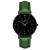 Moderno Vegan Leather Watch All Black & Black Watch Hurtig Lane Vegan Watches