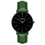 Moderno Vegan Leather Watch All Black & Black Watch Hurtig Lane Vegan Watches