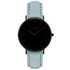 Hymnal Vegan Suede Watch All Black & Berry - Hurtig Lane - sustainable- vegan-ethical- cruelty free