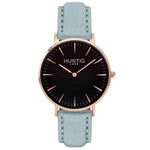 Hymnal Vegan Watch Tweed Rose Gold, Black & Camel Watch Hurtig Lane Vegan Watches