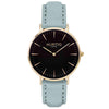 Hymnal Vegan Watch Tweed Gold, Black & Camel Brown Watch Hurtig Lane Vegan Watches