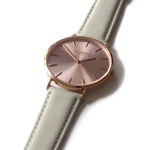 Mykonos Vegan Leather All Rose/Cloud Grey - hurtig-lane-vegan-watches