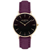 Hymnal Vegan Suede Watch Gold, Black & Camel - Hurtig Lane - sustainable- vegan-ethical- cruelty free