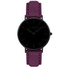 Hymnal Vegan Suede Watch All Black & Forest - Hurtig Lane - sustainable- vegan-ethical- cruelty free