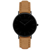 Hymnal Vegan Suede Watch All Black & Forest Green - Hurtig Lane - sustainable- vegan-ethical- cruelty free