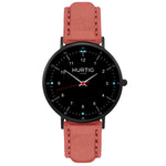 Moderna Vegan Suede Watch All Black & Sand - Hurtig Lane - sustainable- vegan-ethical- cruelty free