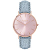 Hymnal Vegan Suede Watch All Rose Gold & Berry - Hurtig Lane - sustainable- vegan-ethical- cruelty free