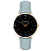 Moderna Vegan Suede Gold, Black & Sand Watch Hurtig Lane Vegan Watches