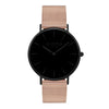 Lorelai Stainless Steel Watch All Black & Silver - Hurtig Lane - sustainable- vegan-ethical- cruelty free