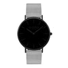 Lorelai Stainless Steel Watch All Black & Rose Gold - Hurtig Lane - sustainable- vegan-ethical- cruelty free