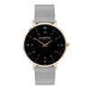 Moderna Stainless Steel Watch Gold, Black & Silver - Hurtig Lane - sustainable- vegan-ethical- cruelty free