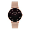 Lorelai Stainless Steel Watch Rose Gold, Black & Silver - Hurtig Lane - sustainable- vegan-ethical- cruelty free