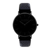 Attivo Vegan Rubber Watch All Black & Cream - Hurtig Lane - sustainable- vegan-ethical- cruelty free