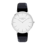 Attivo Vegan Rubber Watch Silver, White & Cream - Hurtig Lane - sustainable- vegan-ethical- cruelty free