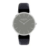 Attivo Vegan Rubber Watch Silver, Grey & Dark Grey - Hurtig Lane - sustainable- vegan-ethical- cruelty free