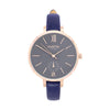 Amalfi Petite Vegan Leather Watch Rose Gold, Grey & Black - Hurtig Lane - sustainable- vegan-ethical- cruelty free