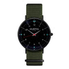 vegan nylon watch. Nato watch black & green