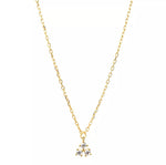 Vistosa Trio Gold Necklace- Champagne Necklaces Hurtig Lane 