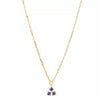 Vistosa Trio Gold Necklace- Champagne Necklaces Hurtig Lane 