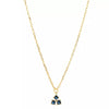 Vistosa Trio Gold Necklace- Champagne Necklaces Hurtig Lane 