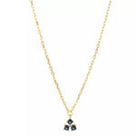 Vistosa Trio Gold Necklace- Champagne Necklaces Hurtig Lane 