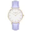 vegan watch white and lilac