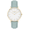 Hymnal Vegan Watch Suede Gold, White & Mustard Watch Hurtig Lane Vegan Watches