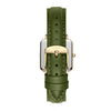 Neliö Square CACTUS Leather Watch Gold,Black & Green Watch Hurtig Lane Vegan Watches