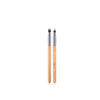 Vegan 2 Piece Eyeshadow Makeup Brush Set- Bamboo and Silver Makeup Brushes Hurtig Lane