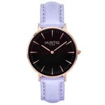 hurtig lane vegan watch rose gold and lilac- vegane uhr